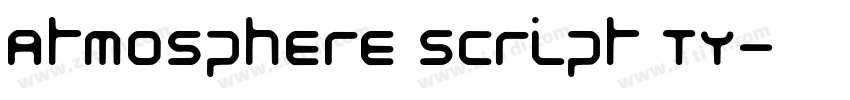 Atmosphere Script Ty字体转换